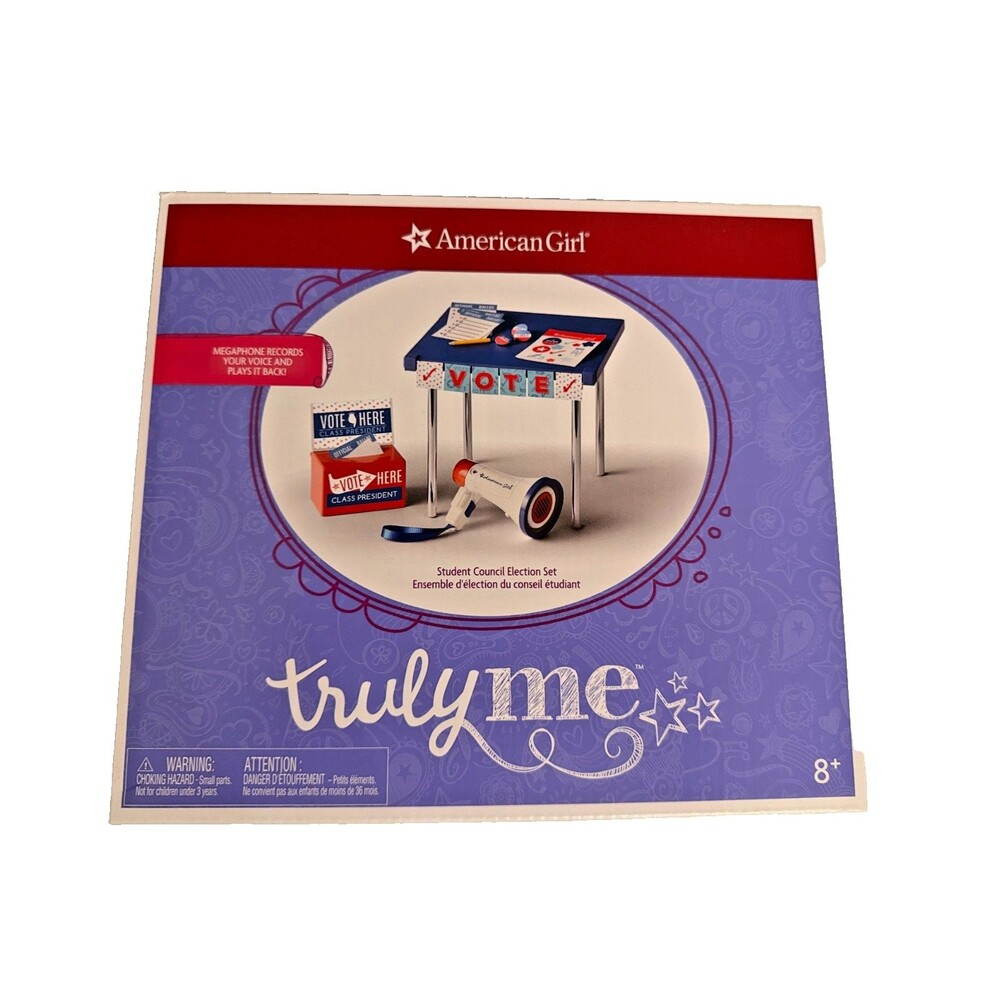 American Girl Truly Me Student Council Election Set Class-President Accessories
